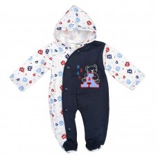 A09: Baby Bears Hooded All In One (0-9 Months)