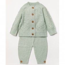 A24475: Baby Girls Knitted 2 Piece Outfit (0-24 Months)