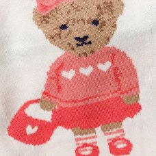 A24723: Baby Girls Knitted 2 Piece Outfit (0-9 Months)