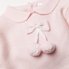 A24727: Baby Girls Knitted 2 Piece Outfit (0-12 Months)