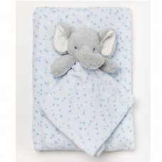 A24810: Baby Boys Elephant Comforter & Blanket