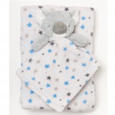 A24812: Baby Boys Koala Comforter & Blanket