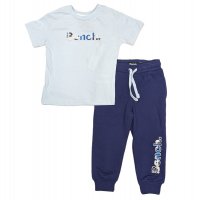 B04369: Boys Bench T-Shirt & Jogpant Outfit (18 Months-4 Years)