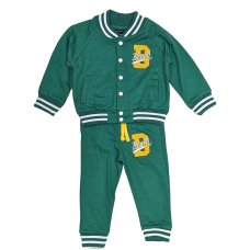 B04382: Boys Bench Varsity Jacket & Jog Pant Set (18 Months-4 Years)