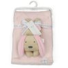 J14037: Baby Plush Rattle Toy & Blanket Set