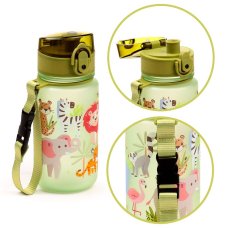 BOT232: Zooniverse Pop Top 350ml Shatterproof Children's Bottle