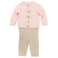 C05063: Baby Girls Knitted 2 Piece Outfit (0-12 Months)