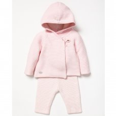 C05259: Baby Girls Wrap Over Double Knit 2 Piece Outfit (0-12 Months)