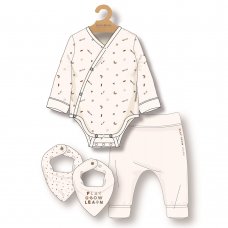 C05426: Baby Unisex Organic 3 Piece Outfit (0-18 Months)