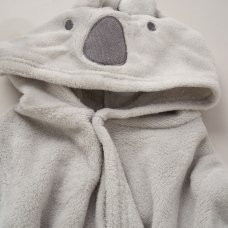 C05717: Baby Koala Dressing Gown With 3 Washcloths (6-24 Months)