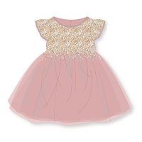 C05723: Girls Sequin Occasion Dress (3-4 Years)