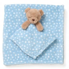 C05750: Baby Boys Bear Comforter & Blanket
