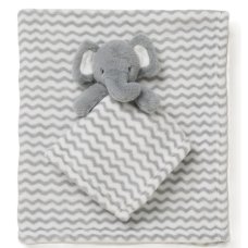 C05751: Baby Unisex Elephant Comforter & Blanket