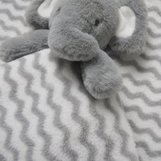 C05751: Baby Unisex Elephant Comforter & Blanket