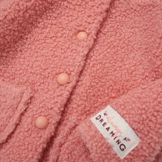 C05819: Baby Girls Sherpa Hooded Jacket (0-18 Months)