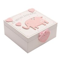 CG1307P: ‘Petit Cheri’ MDF My Special Keepsake Box 16cm x 16cm – Pink