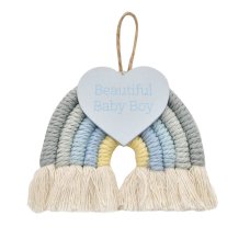 CG1929: PETIT CHERI MACRAME RAINBOW HANGER BABY BOY