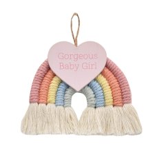 CG1930: PETIT CHERI MACRAME RAINBOW HANGER BABY GIRL