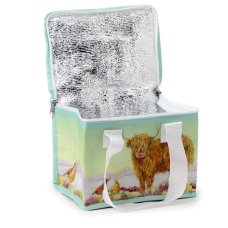 COOLB112: RPET Cool Bag Lunch Bag Jan Pashley Highland Coo Cow