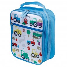COOLB93: Kids Carry Case Cool Bag Lunch Bag - Little Tractors