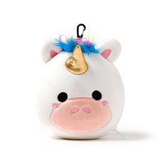 CUSH258: Relaxeazzz Unicorn Plush Travel Pillow & Eye Mask
