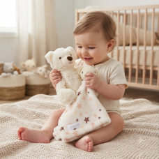 D06332: Baby Bear Plush Toy & Comforter Set