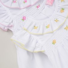 D06367A: Baby Girls Dress, Pant & Headband Set (0-6 Months)