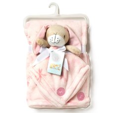 D06578: Baby Girls Guess How Much I Love You Comforter & Blanket