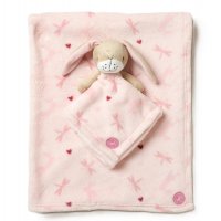 D06578: Baby Girls Guess How Much I Love You Comforter & Blanket