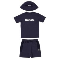 D06591: Boys Bench T-Shirt, Short & Hat Outfit (18 Months-5 Years)