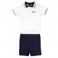 D06632: Boys Bench Polo Top & Short Set (18 Months-5 Years)