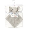 D06960: Baby Elephant Ribbed Comforter & Blanket