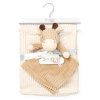 D06961: Baby Giraffe Ribbed Comforter & Blanket