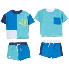 D07079: Baby Boys 2 Pack T-Shirt & 2 Pack Short Set (9-24 Months)