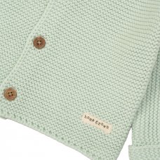 D07146: Baby Sage Organic Cotton Knit Cardigan (0-12 Months)