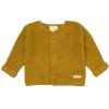 D07149: Baby Mustard Organic Cotton Knit Cardigan (0-12 Months)