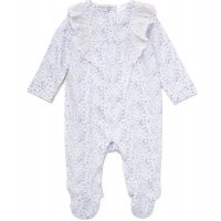 D07237: Baby Girls Floral  All In One  (0-12 Months)