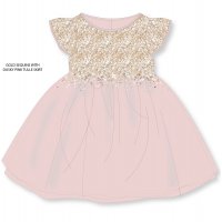 D07250: Girls Sequin Occasion Dress (3-8 Years)