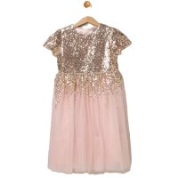 D07250: Girls Sequin Occasion Dress (3-8 Years)
