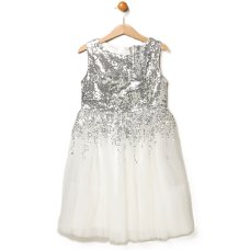 D07253: Girls Sequin Occasion Dress (3-8 Years)