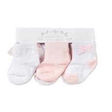 D07366: Baby Girls 6 Pack Socks (0-12 Months)