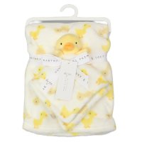 D12853: Baby  Duck Comforter & Blanket