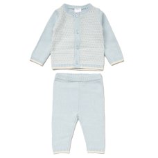 E07623: Baby Boys Knitted 2 Piece Outfit (0-12 Months)