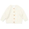 RBBC1: Baby Cream Knitted Cardigan (0-12 Months)