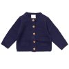 RBBC4: Baby Navy Knitted Cardigan (0-12 Months)