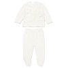 E07784: Baby Unisex Jumbo Velour Jacket With Interlock Lining & Jumbo Velour Footed Trousers Outfit (0-9 Months)