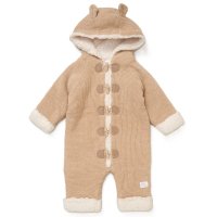 E07896: Baby True Knit Hooded Pram Suit With Sherpa Lining (0-12 Months)