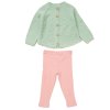 E07931B: Girls Knitted Cardigan & Ribbed Legging Outfit (2-5 Years)