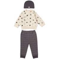 E08053: Baby Boys Sweatshirt, Ribbed Jog Pant & Hat Outfit (9-24 Months)