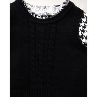 E08304B: Girls Knitted Top & Dress Outfit (2-4 Years)